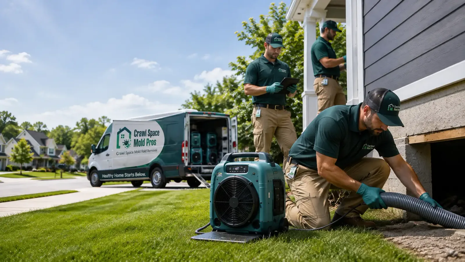 Crawl Space Mold Removal in Fenton, LA